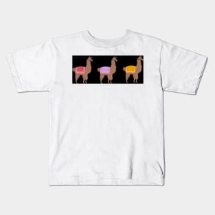 Fun llama pattern Kids T-Shirt